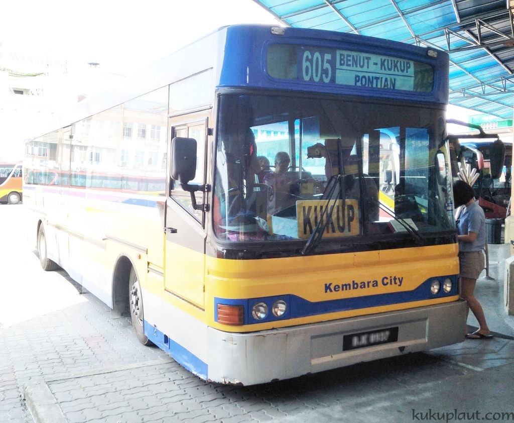 Kembara city bus at Pontian bus terminal