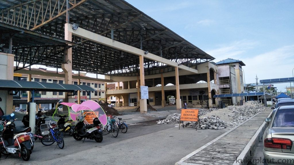 Kukup Bus Terminal Under Construction